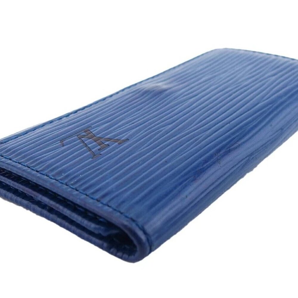 LOUIS VUITTON Key holder Toledo Blue (discontinued color) Women M63825 Auth...